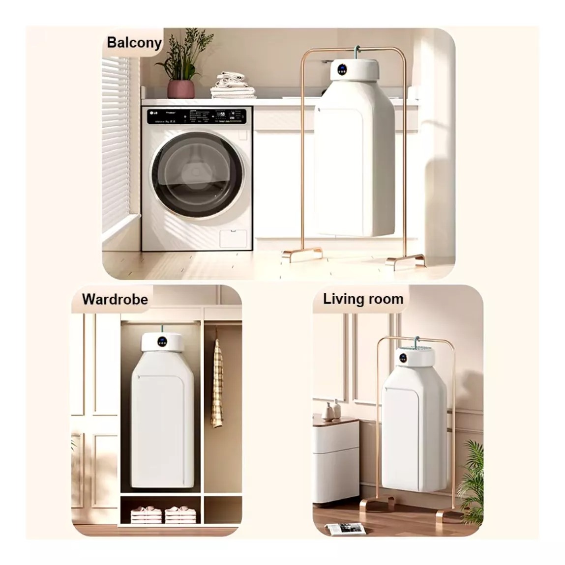 Miniatura 2 de SECADOR ELECTRICO  PLEGABLE DE ROPA